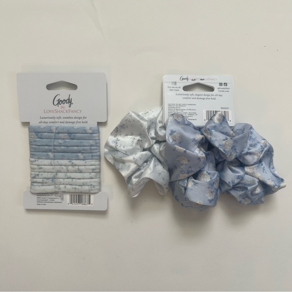 Goody x LoveShackFancy Seamless Elastics & Large Satin Scrunchies Bundle - Picture 2 of 5